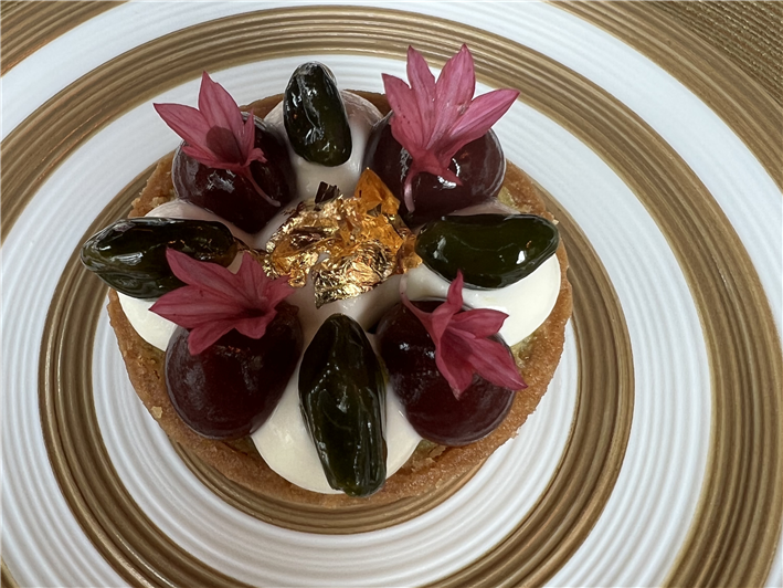 pistachio tartlet